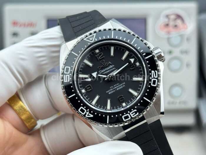 VS+ Factory Omega Seamaster Planet Ocean 600M 217.32.42.21.01.001 42mm Black Rubber Strap Black Dial - Image 4