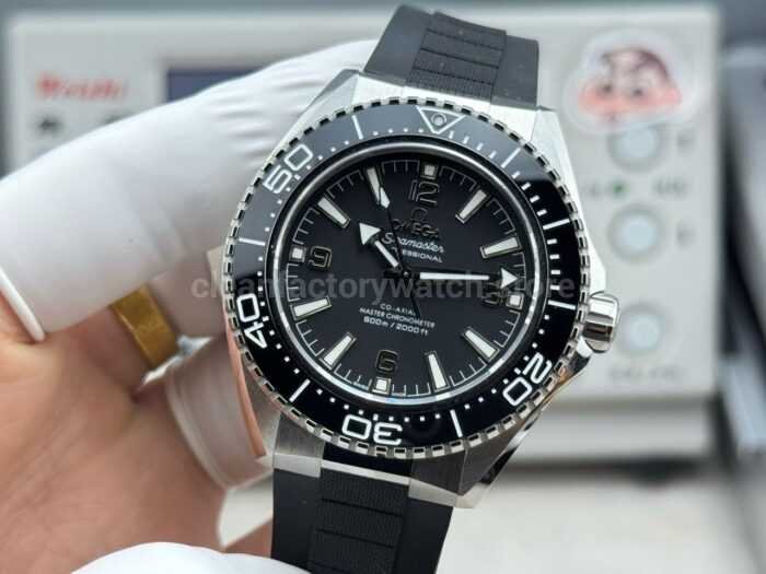 VS+ Factory Omega Seamaster Planet Ocean 600M 217.32.42.21.01.001 42mm Black Rubber Strap Black Dial - Image 5