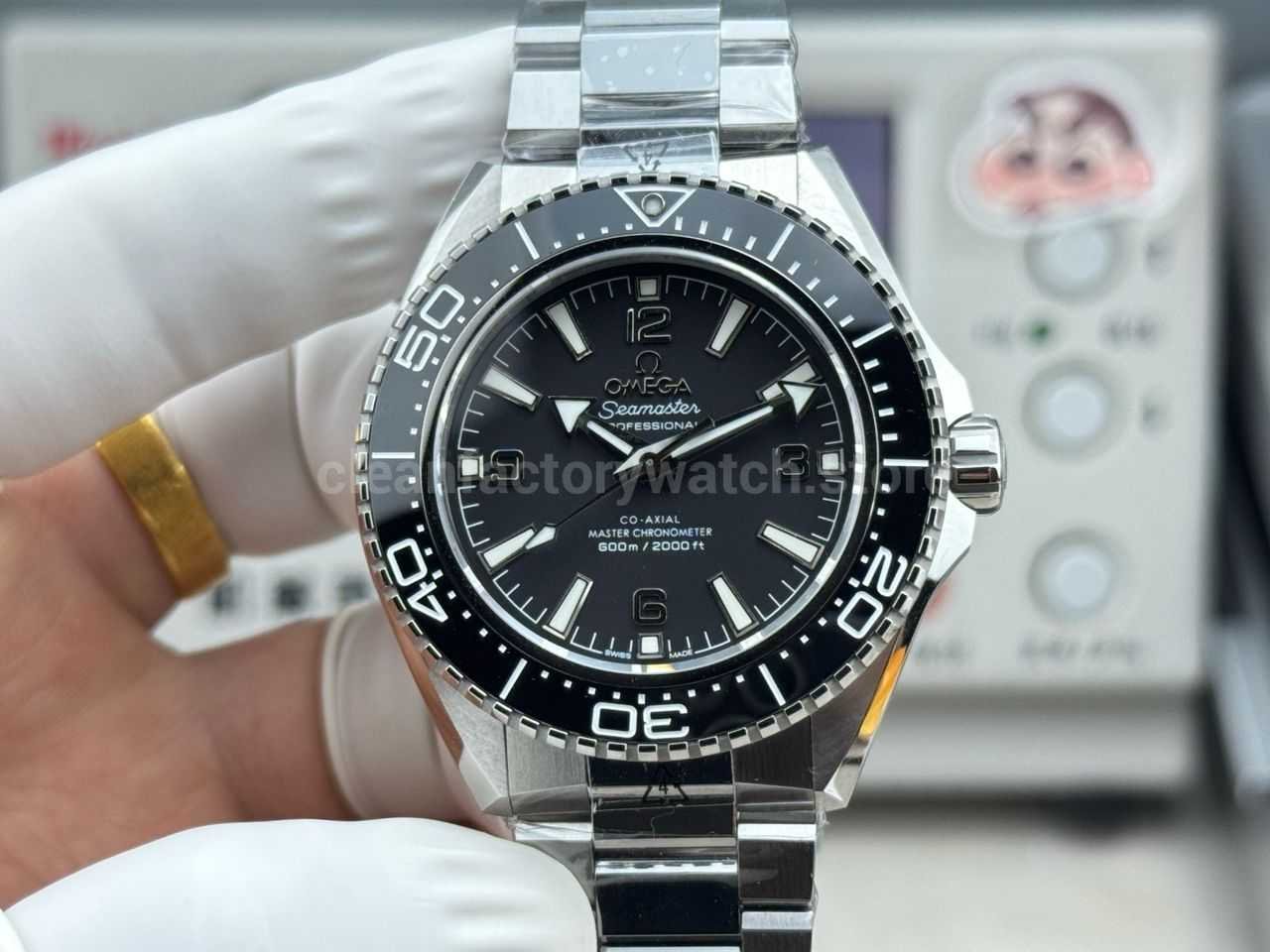 VS+ Factory Omega Planet Ocean 600M 42mm steel watch