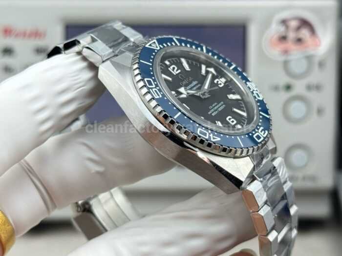 VS+ Factory Omega Seamaster Planet Ocean 600M 217.32.42.21.01.002 42mm Full Steel Blue Ceramic Black Dial - Image 5
