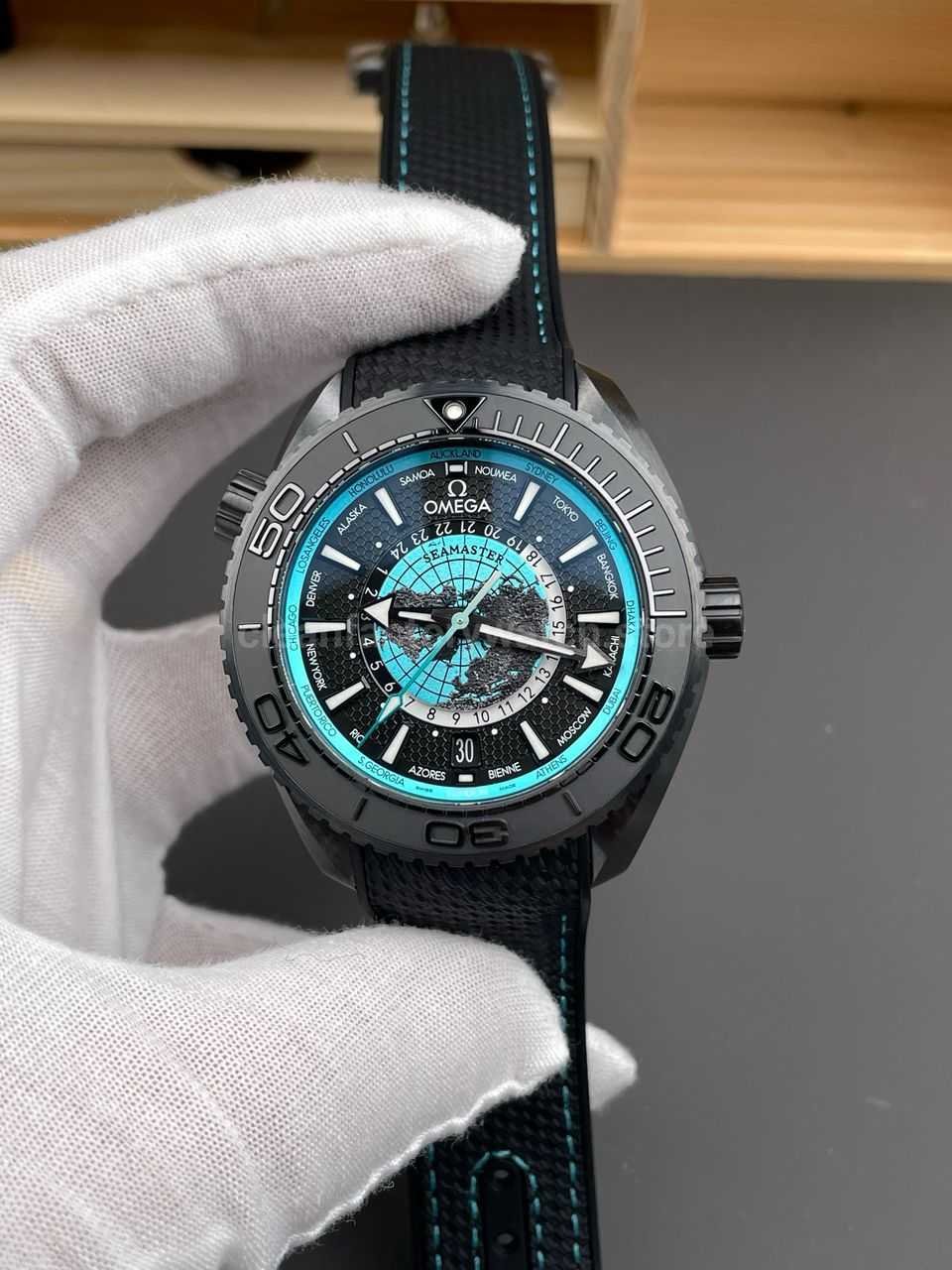 VS Factory Omega Worldtimer 600M 45.5mm ceramic watch