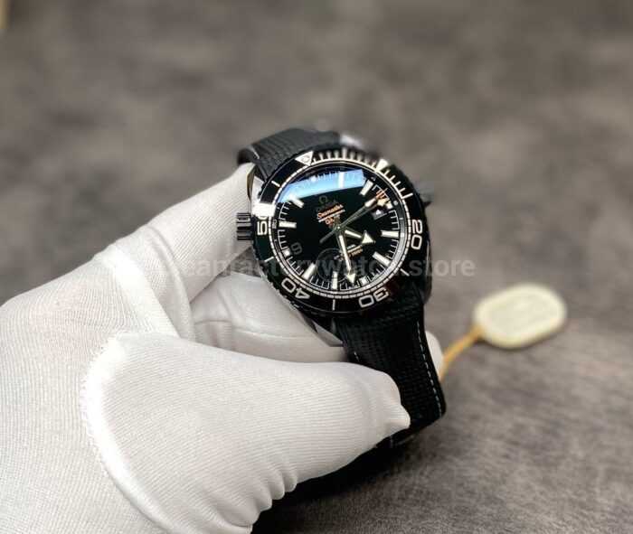 VS Factory Omega Seamaster Planet Ocean 600M 215.92.46.22.01.001 45.5mm Black Ceramic Arabic Numerals Black Dial - Image 4
