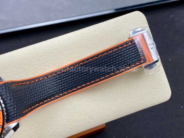 VS Factory Omega Seamaster Planet Ocean 600M 215.32.44.21.01.001 43.5mm Orange Black Ceramic Bezel Arabic Numerals Black Dial - Image 8