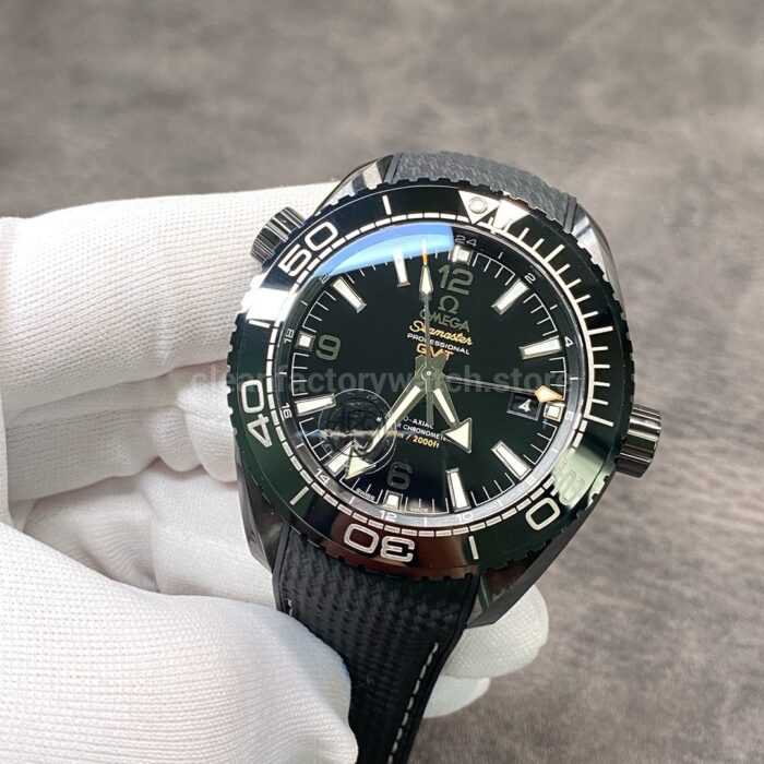 VS Factory Omega Seamaster Planet Ocean 600M 215.92.46.22.01.001 45.5mm Black Ceramic Arabic Numerals Black Dial - Image 3