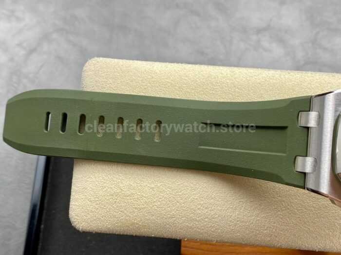 ZF Factory Audemars Piguet Royal Oak Offshore Diver 42mm 15720ST.OO.A052CA.01 Steel Avocado Green Dial - Image 8