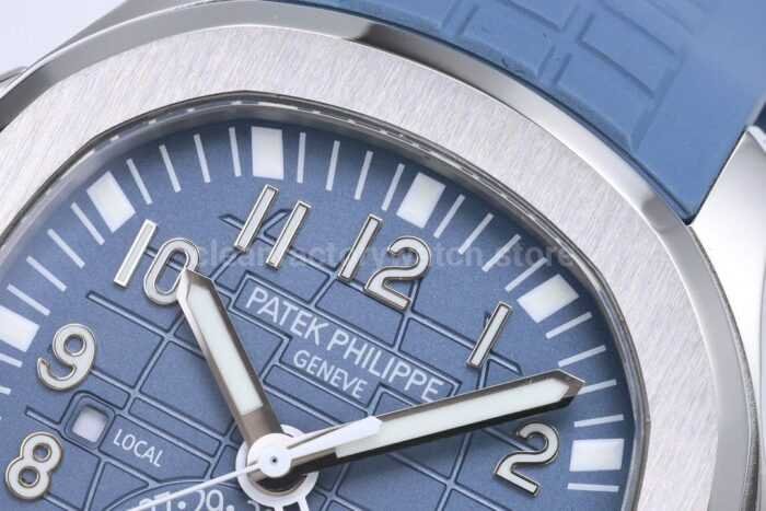 ZF Factory Patek Philippe Aquanaut 5164R-001 40.8mm White Gold Rubber Strap Blue-Gray Dia - Image 5