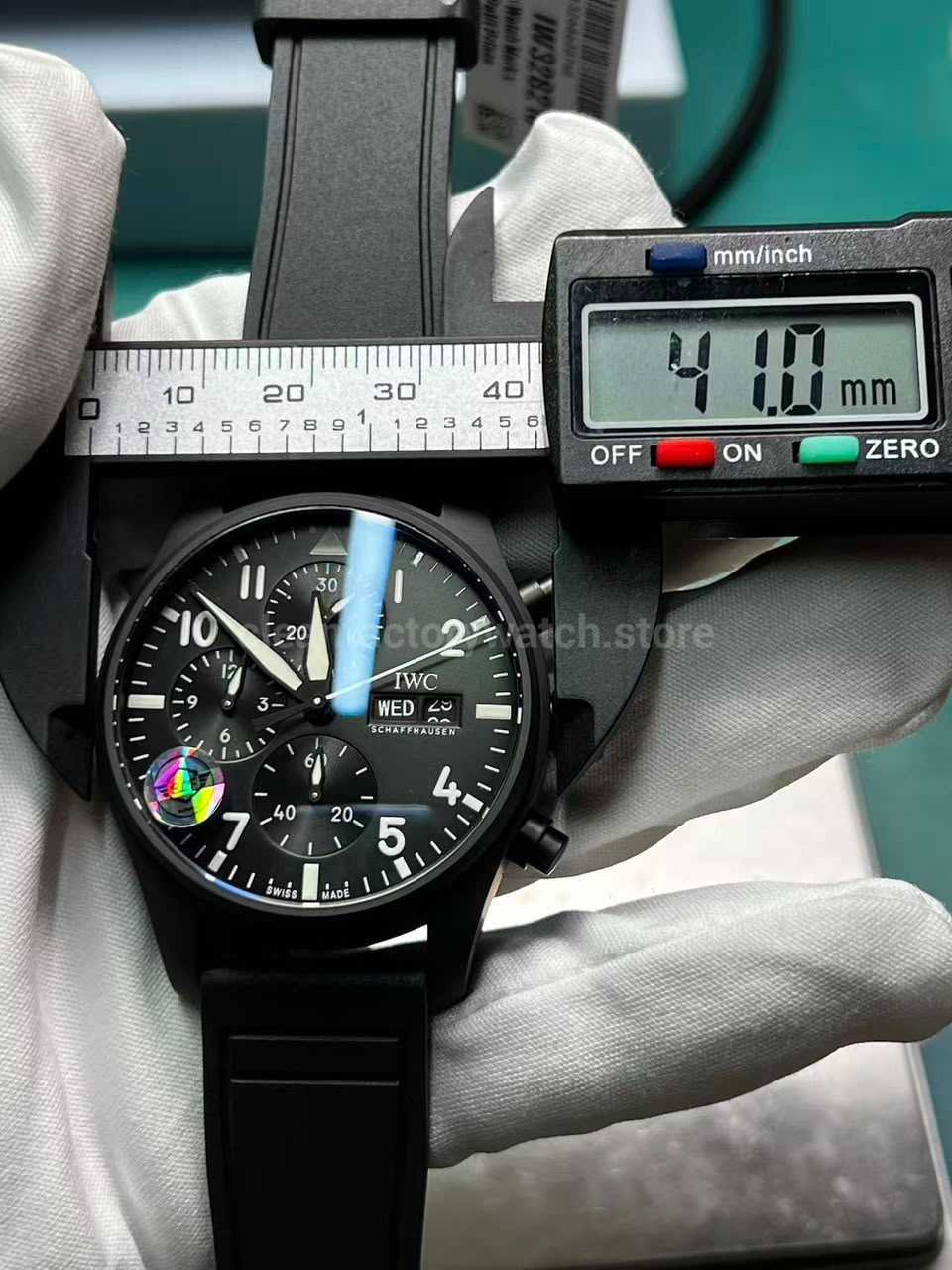 Where to Buy The Best Super Clone Watches? 51 BLS Factory IWC Pilot Top Gun IW388106 41mm Width Measurement