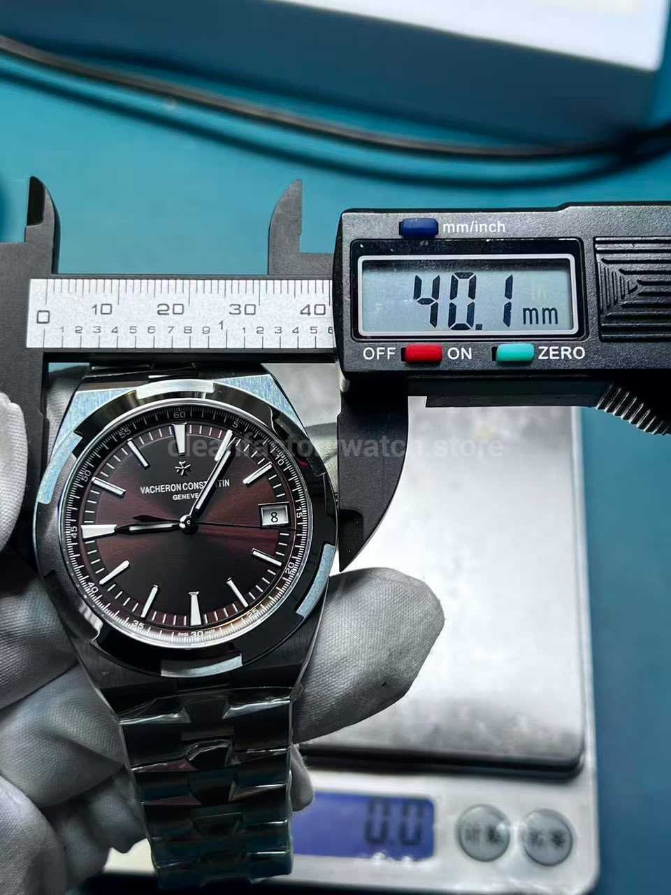 PPF Factory VC Overseas 4500V 40.1mm width measurement Super Clone Watch,Clean Factory Watch