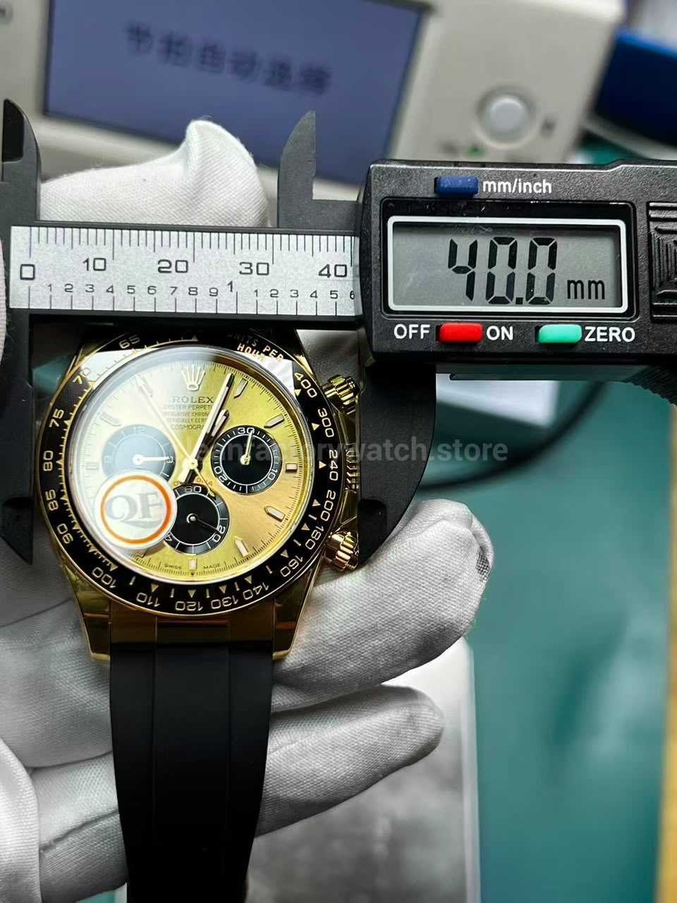 QF Factory Rolex Daytona 126518LN 40mm Width Measurement