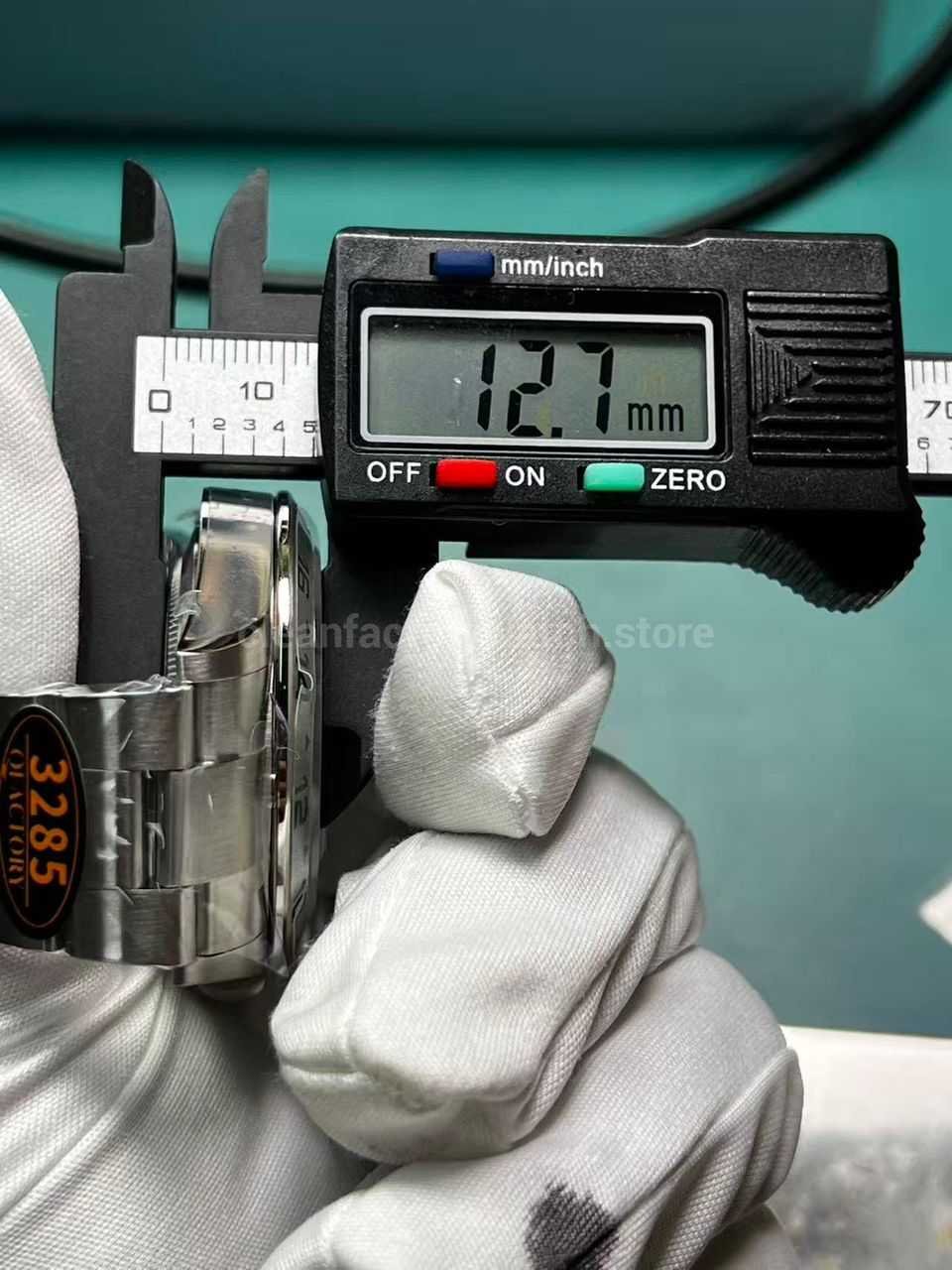 QF Factory Rolex Explorer II 226570 12.7mm Thickness Measurement