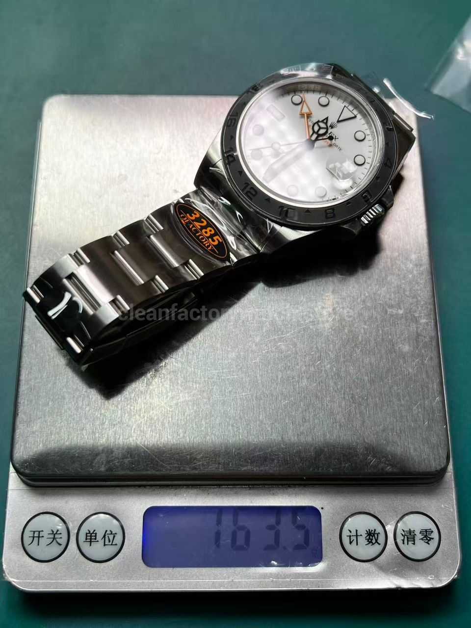 QF Factory Rolex Explorer II 226570 163.5g Weight Measurement
