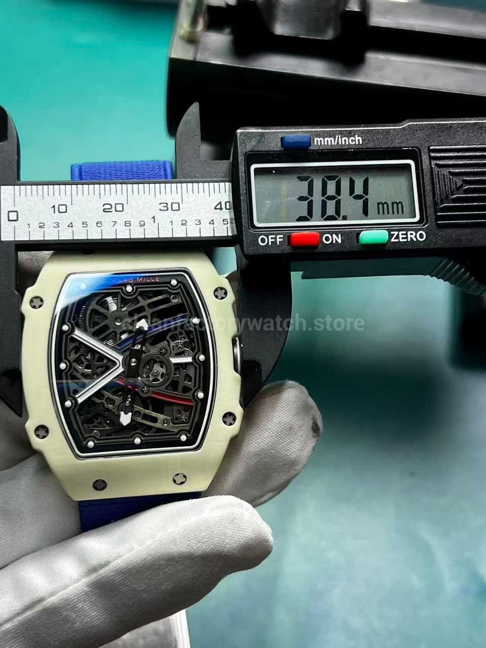 Where to Buy The Best Super Clone Watches? 51 RM 67 02 yellow tone white ceramic 38.4mm width measurement Super Clone Watch,Clean Factory Watch
