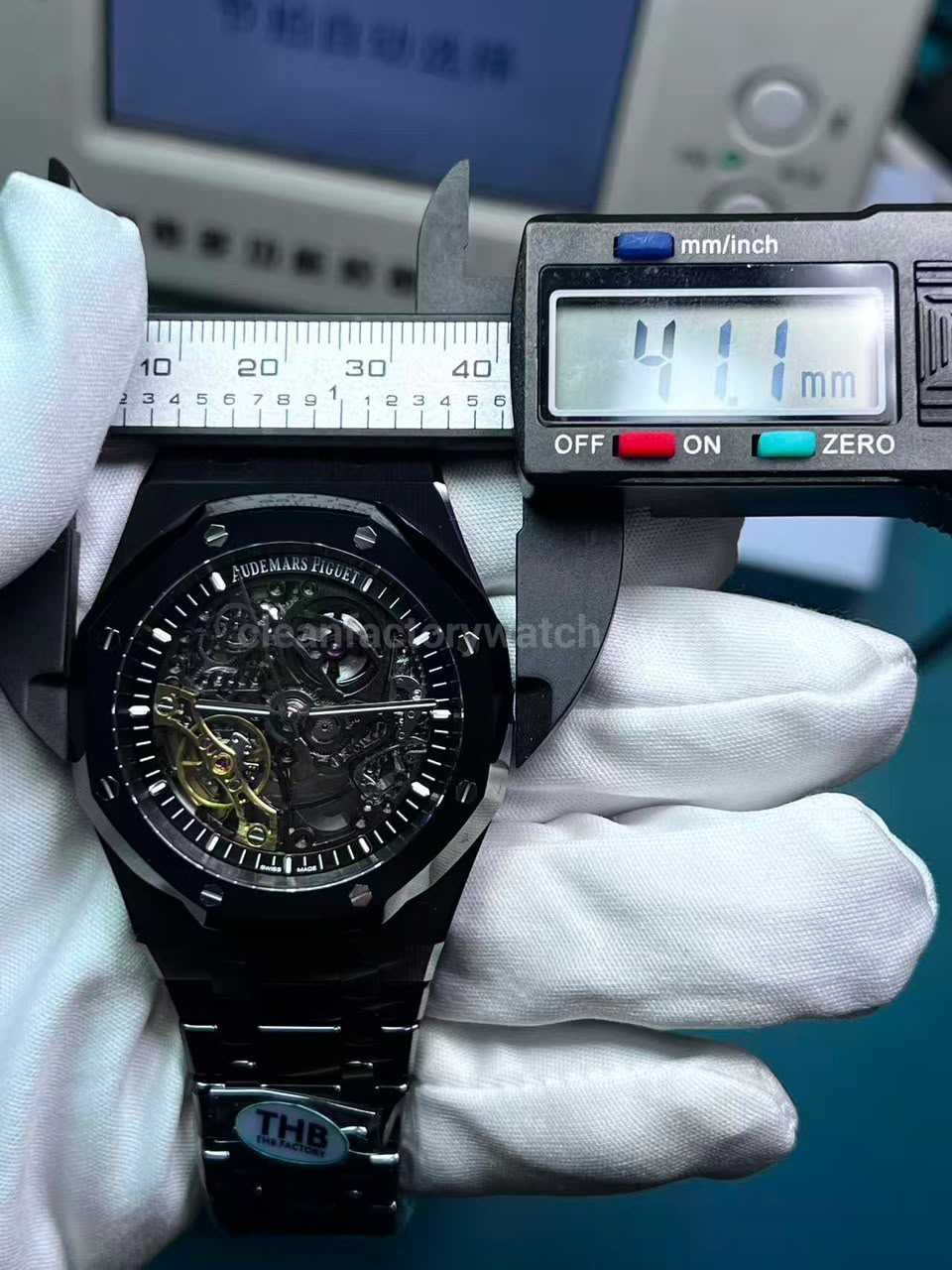 THB Factory AP Royal Oak 15416CE 41.1mm Width Measurement·