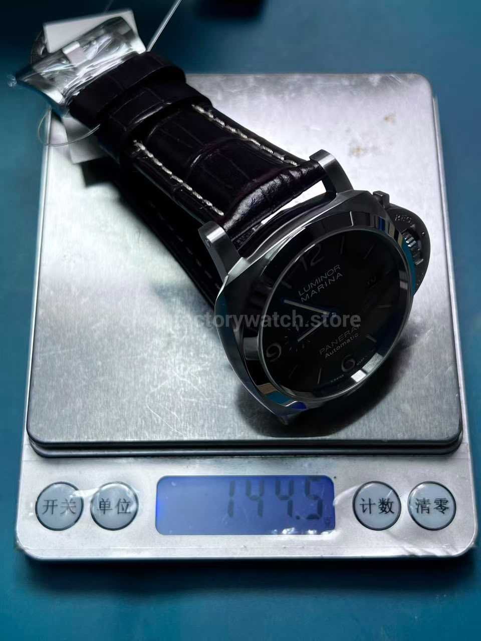 TTF Factory Panerai Luminor Marina PAM01116 Pre-Shipment QC Review 4 TTF Factory Panerai PAM01116 144.5g Weight Measurement