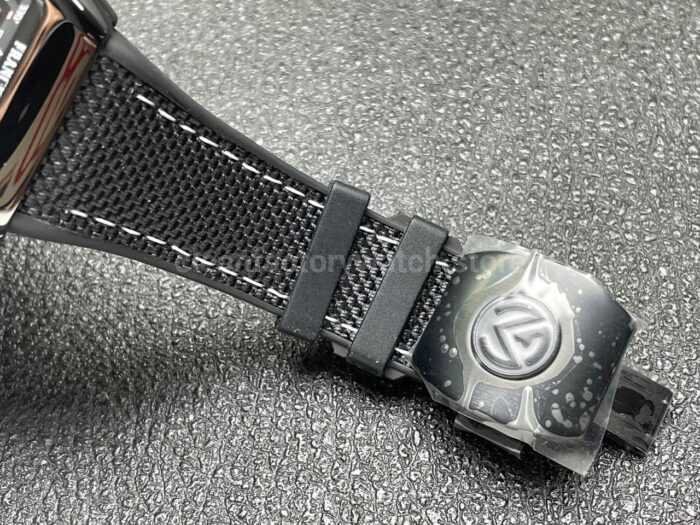 ABF Factory Franck Muller Vanguard V45 44mm Black Ceramic Textile Strap White Arabic Numerals Black Dial - Image 8