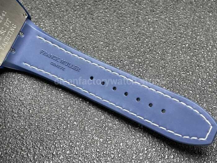 ABF Factory Franck Muller Vanguard V45 44mm Blue Ceramic Textile Strap White Arabic Numerals Blue Dial - Image 9