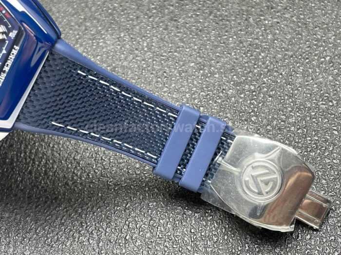 ABF Factory Franck Muller Vanguard V45 44mm Blue Ceramic Textile Strap White Arabic Numerals Blue Dial - Image 8
