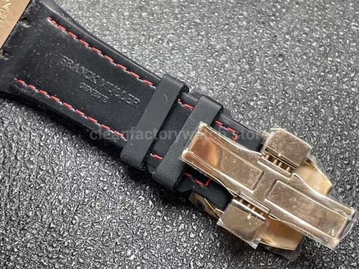 ABF Factory Franck Muller Vanguard Zvonimir V45 44mm Rose Gold Leather Strap Black Dial - Image 9