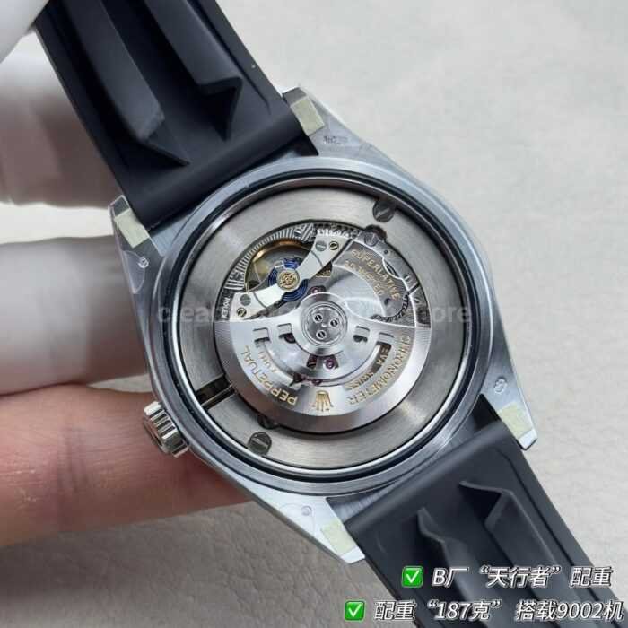 B Factory Rolex Sky-Dweller 336239-0003 42mm White Gold Oysterflex White Dial - Image 9