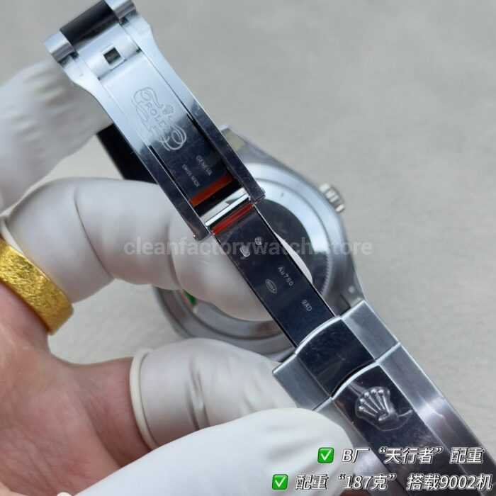 B Factory Rolex Sky-Dweller 336239-0003 42mm White Gold Oysterflex White Dial - Image 10