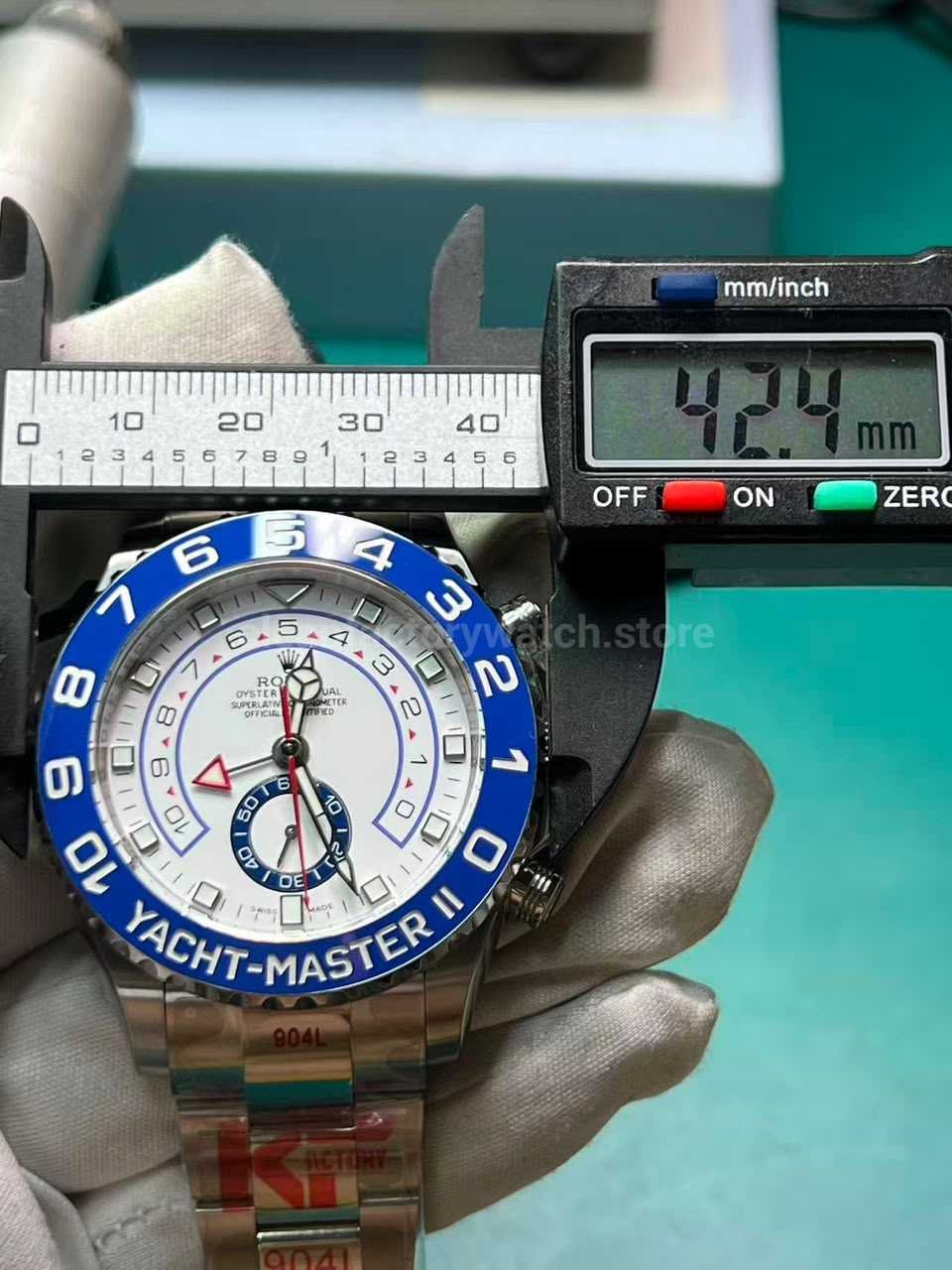 KF Factory Yacht Master II 116680 42.4mm Width Measurement