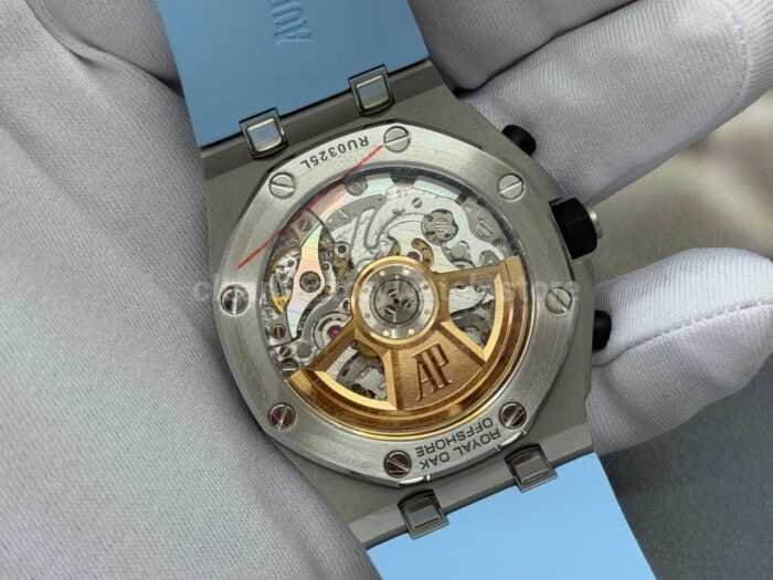 OCTA Factory Audemars Piguet Royal Oak Offshore Chronograph 26238ST.OO.A340CA.01 42mm Steel Blue Rubber Strap Arabic Numerals Blue Dial - Image 8
