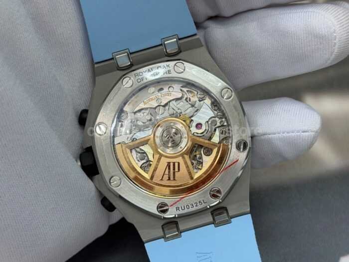 OCTA Factory Audemars Piguet Royal Oak Offshore Chronograph 26238ST.OO.A340CA.01 42mm Steel Blue Rubber Strap Arabic Numerals Blue Dial - Image 7