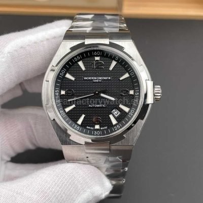 8F Factory Vacheron Constantin Overseas 47040B01A 9094 42mm Full Steel Arabic Numerals Black Dial (8)