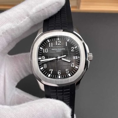 BBF Factory Patek Philippe Aquanaut 51671A 001 40mm Black Rubber Strap Arabic Numerals Black Dial (5)