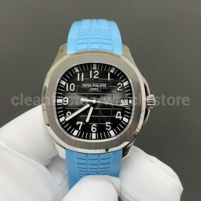 BBF Factory Patek Philippe Aquanaut 51671A 001 40mm Blue Rubber Strap Arabic Numerals Black Dial (1)