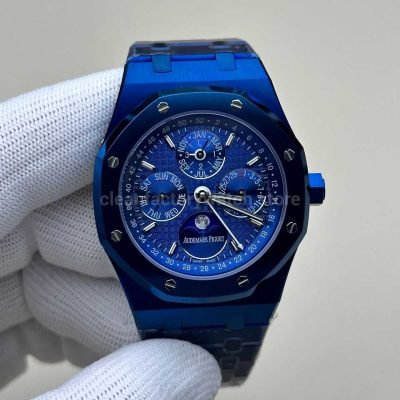 BBR Factory Audemars Piguet Royal Oak Perpetual Calendar 26579CS.OO.1225CS.01 41mm Blue Dial (5)