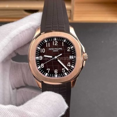 DDF Aquanaut rose gold brown dial 40mm warm tone
