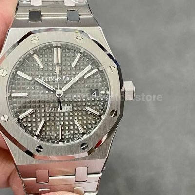 IPF Factory Audemars Piguet Royal Oak 15450ST stainless steel grey dial replica watch