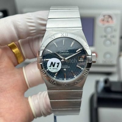 N1 Factory Omega Constellation 123.10.38.21.03.001 38mm Full Steel Blue Dial (3)