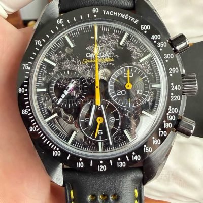 SMF Factory Omega Speedmaster Dark Side of the Moon 44.25mm ceramic black dial replica watch