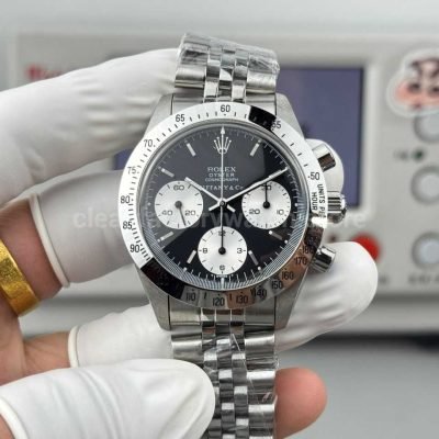 SN Factory Rolex Daytona Tiffany & Co 6265 37mm Full Steel Black Dial (7)