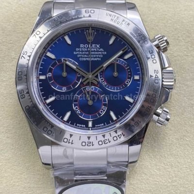 UFO Factory Rolex Daytona 126509 0005 White Gold Blue Dial (12)